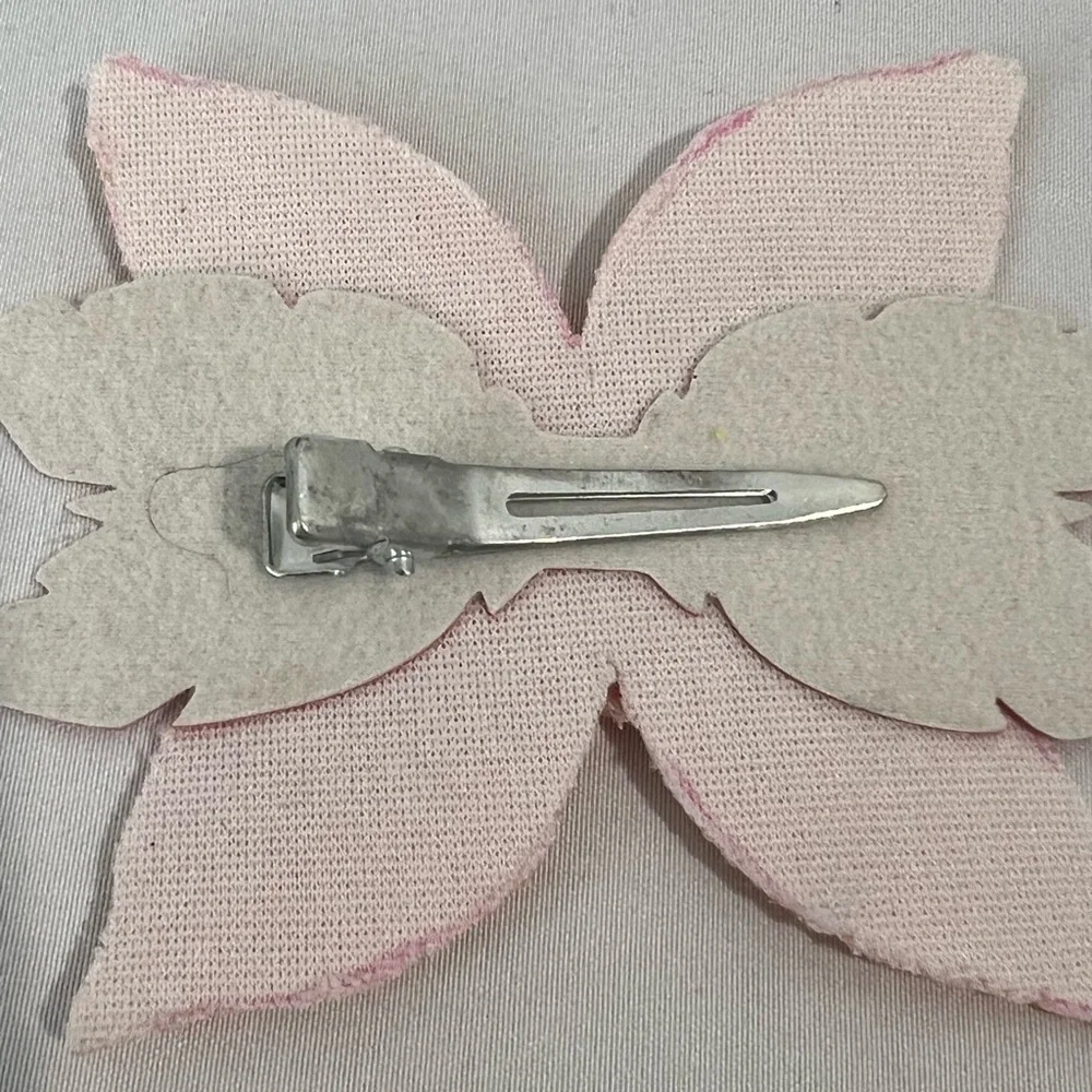 Hair Bows Clips Cheer Bows Hair Clips for Girls Kids 4 Piece Handmade